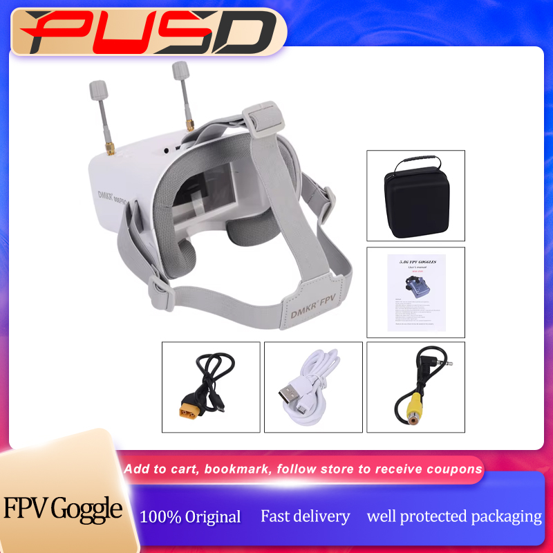 Original 008D PRO White FPV Go - Drone Racing Goggles review and price